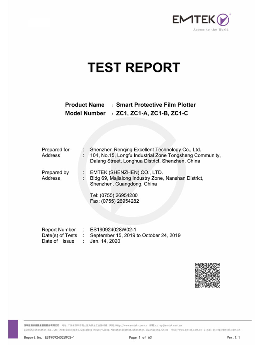 Smart Plotter CE ES190924028W02-1 EN300328 Wifi 2.4G Report