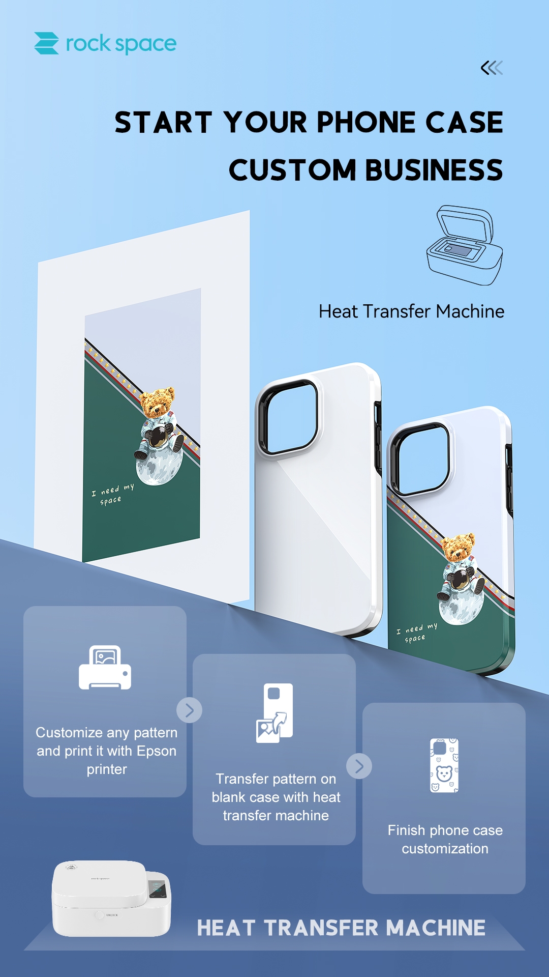 phone heat transfer machine