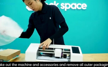 Operation Video for Rock Space Smart Film Cutting Plotter ZC1