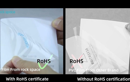 Review of Rock Space Film Cutting Machine TPU Film VS Other PVC Films