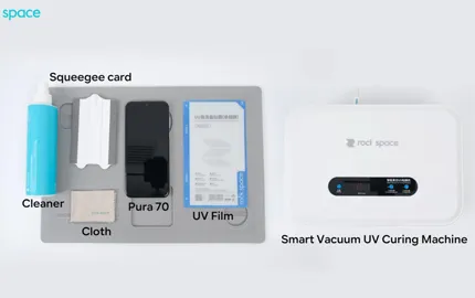 How to Apply UV Flim (With single line)