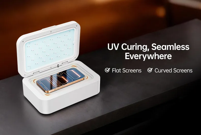 UV Curing for Both Curved & Flat Screens