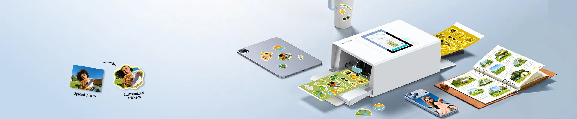 rock space Photo Sticker Printer and Cutter