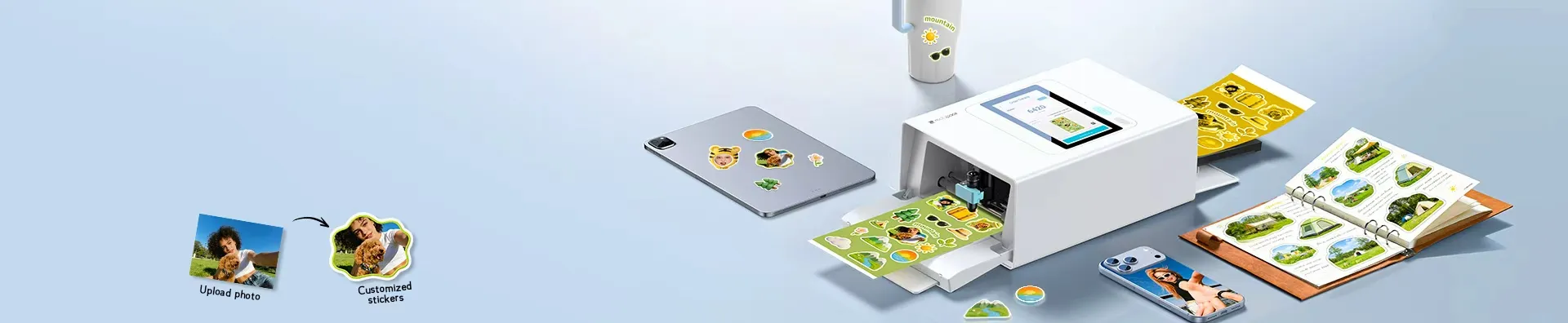 rock space Photo Sticker Printer and Cutter