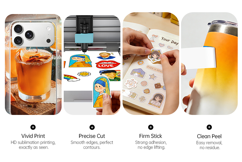 custom sticker printer and cutter