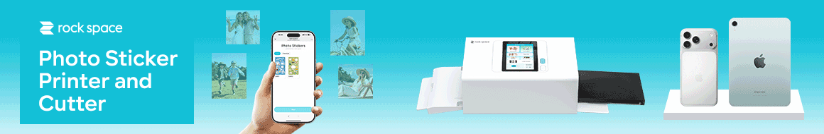 What is rock space Custom Photo Sticker Solution？
