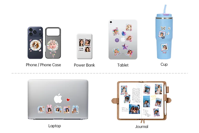 Multi-Scene Sticker Applications | High Repurchase