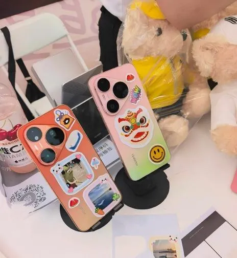 custom sticker on mobile phone