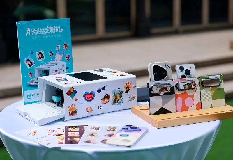 rock space RCL1005 sticker machine on HUAWEI Pura X Max Art salon.jpg