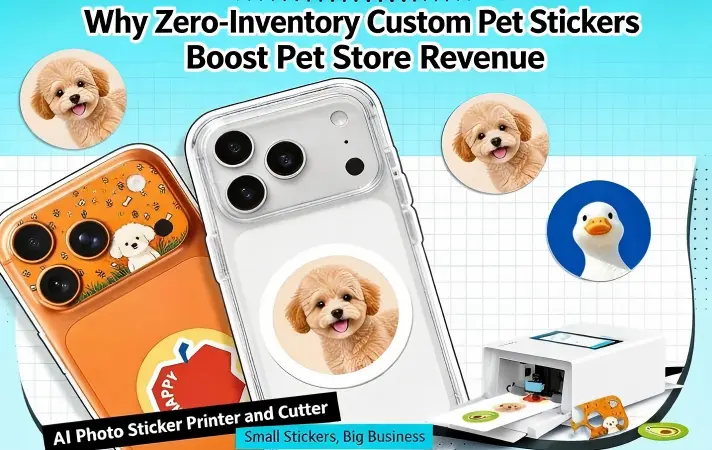 Why Zero-Inventory Custom Pet Stickers Boost Pet Store Revenue